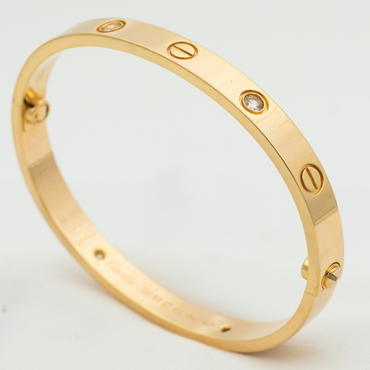 [⭐Miroze]LOVE BRACELET 6.1MM 4 DIAMONDS