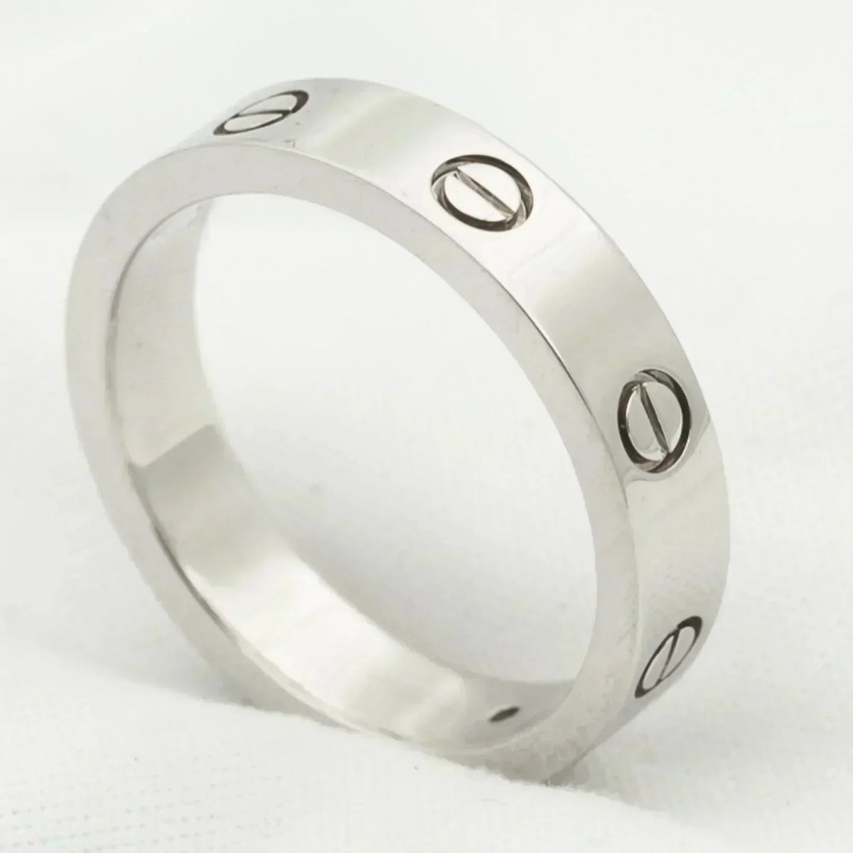 [⭐Miroze]LOVE RING 4MM 1 DIAMOND SILVER