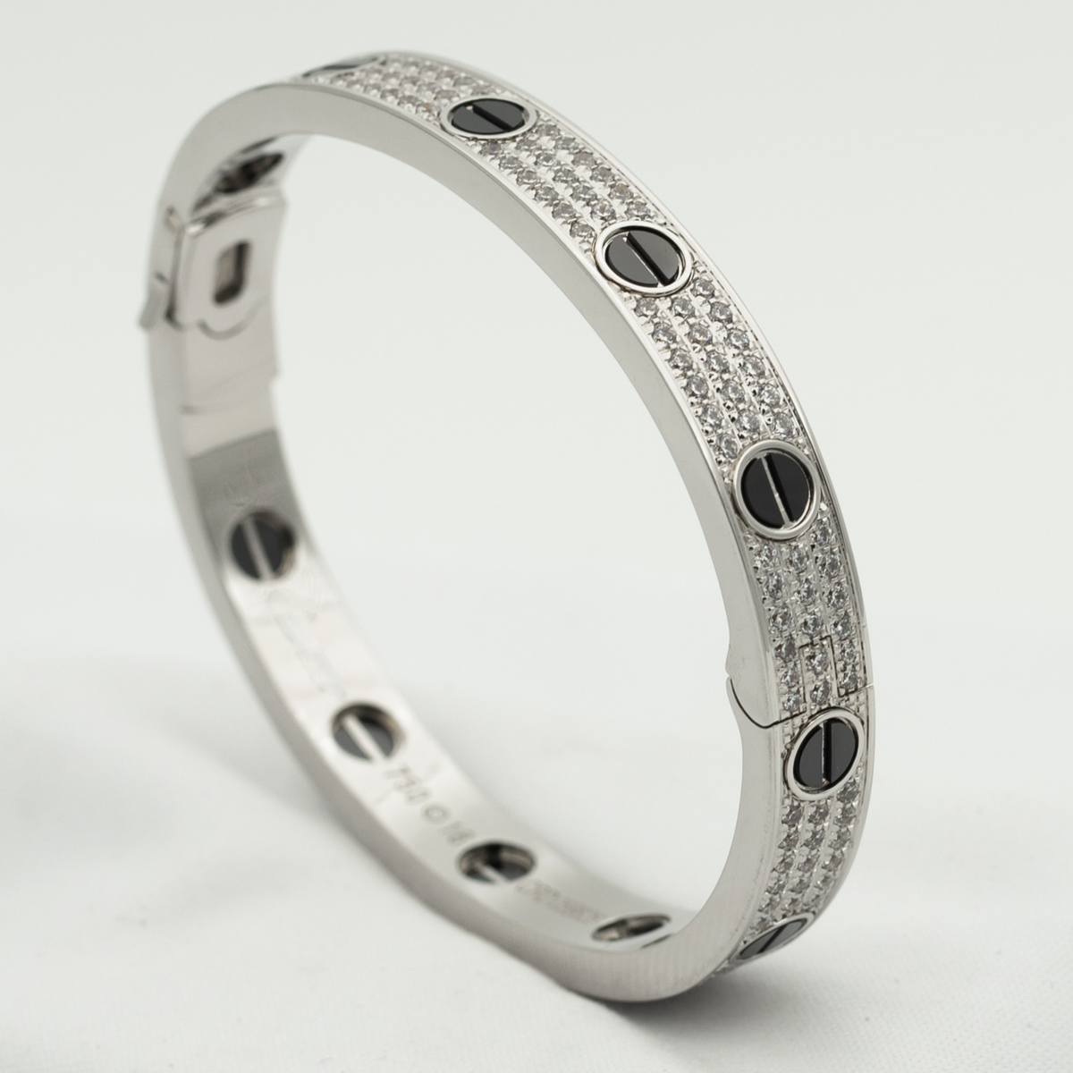 ⭐Miroze LOVE BRACELET 6.1MM DIAMOND-PAVED CERAMIC