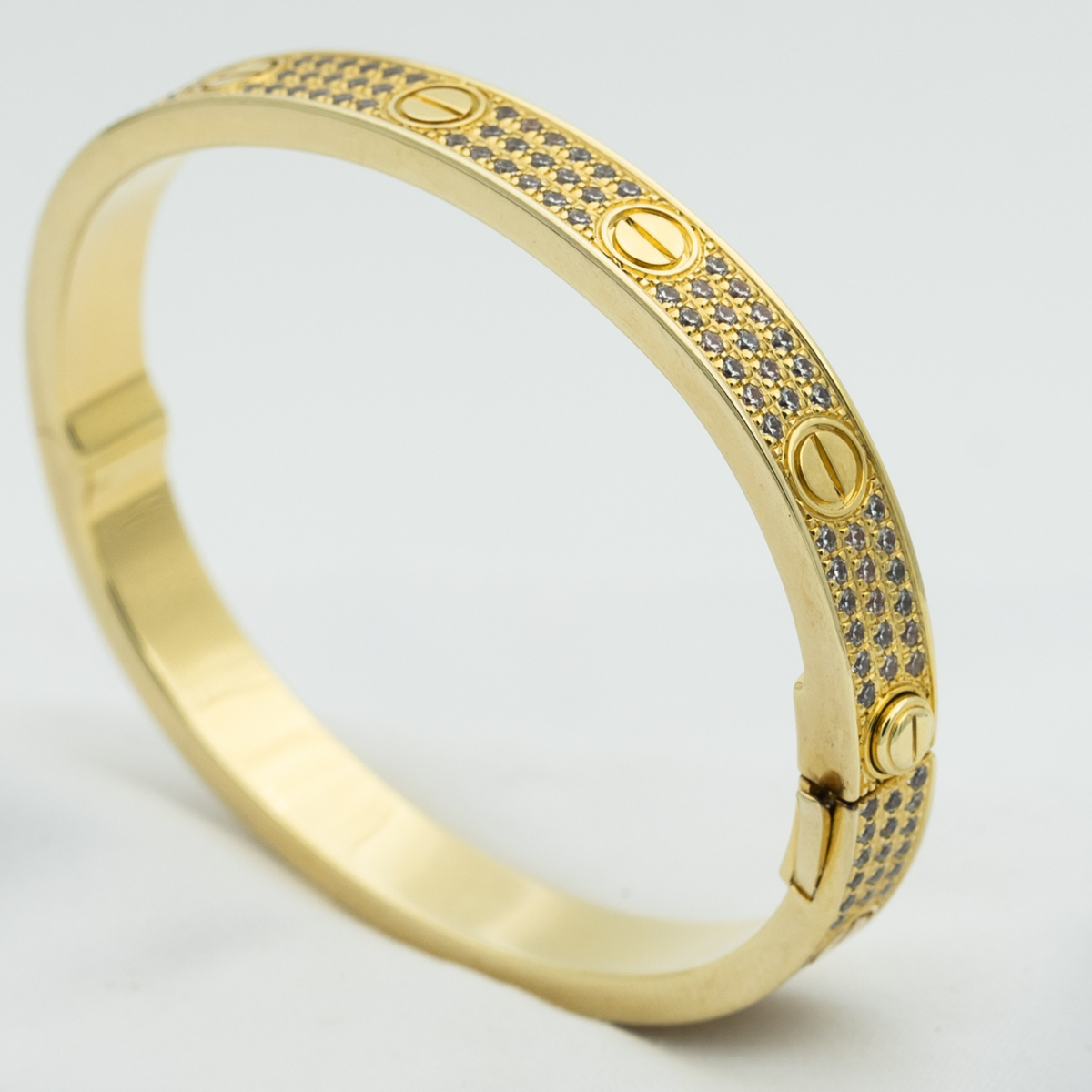 [⭐Miroze]LOVE BRACELET 6.1MM DIAMOND-PAVED