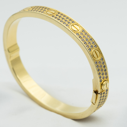 [⭐Miroze]LOVE BRACELET 6.1MM DIAMOND-PAVED