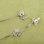 ⭐Miroze FRIVOLE SILVER 9 FLOWERS NECKLACE