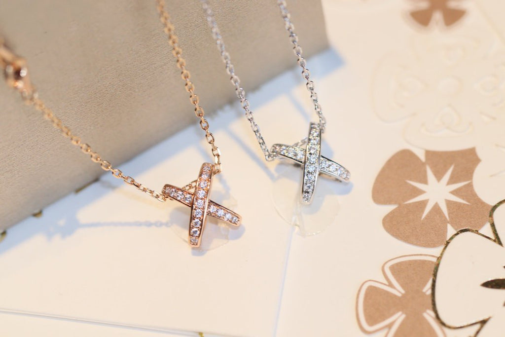 ⭐Miroze JEUX DE DIAMOND NECKLACE