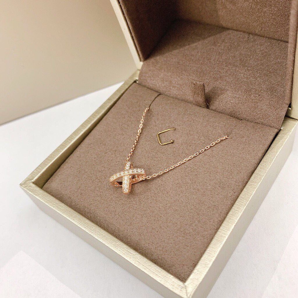 ⭐Miroze JEUX DE DIAMOND NECKLACE