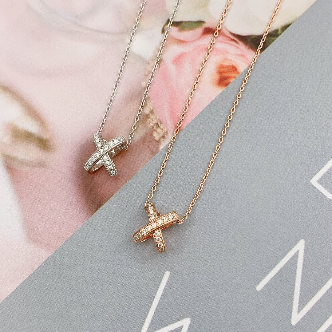 ⭐Miroze JEUX DE DIAMOND NECKLACE