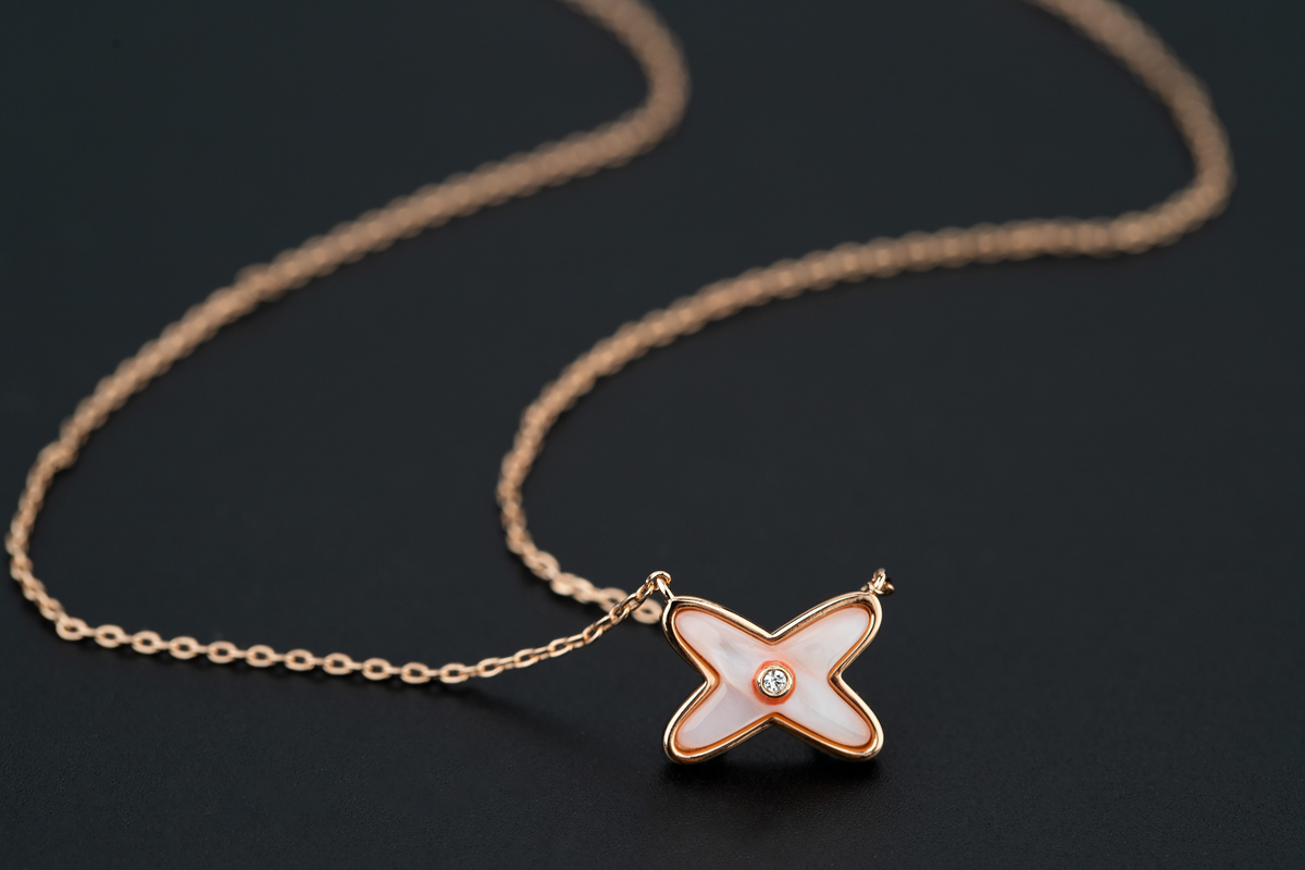 [⭐Miroze]JEUX DE NECKLACE 1 DIAMOND
