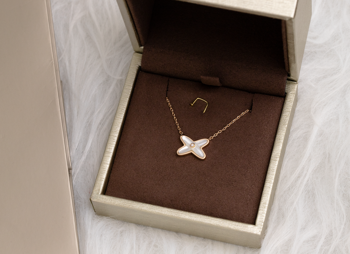 ⭐Miroze JEUX DE NECKLACE 1 DIAMOND