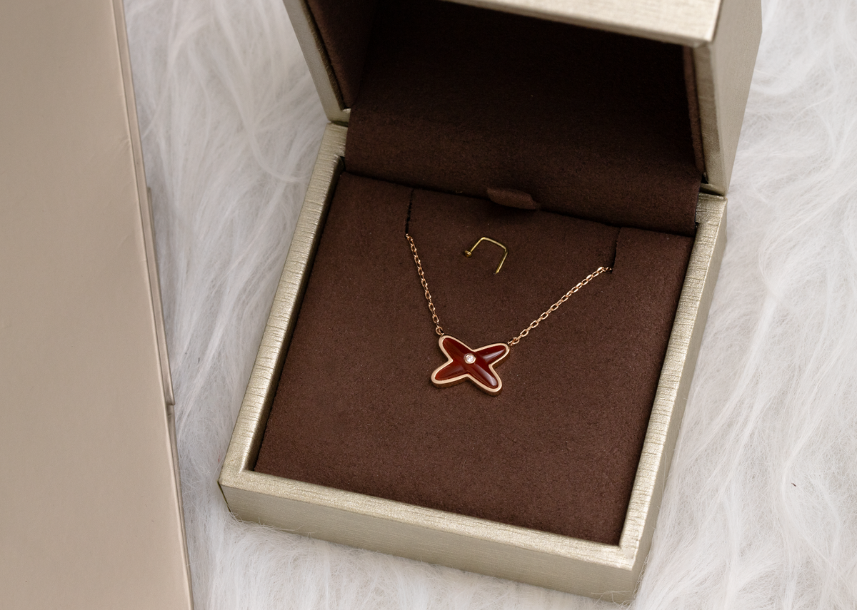 ⭐Miroze JEUX DE NECKLACE 1 DIAMOND