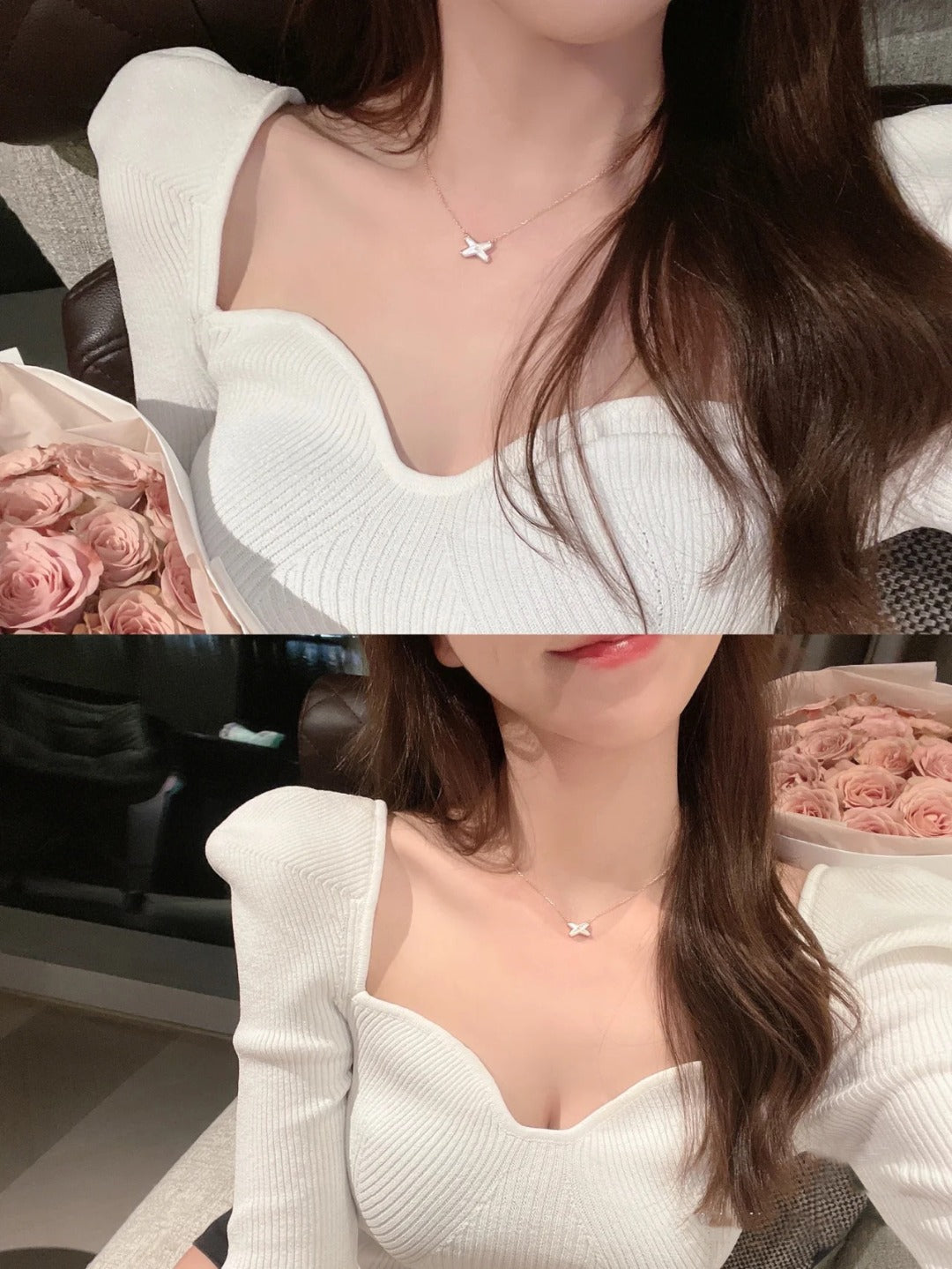 [⭐Miroze]JEUX DE NECKLACE 1 DIAMOND