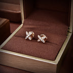 ⭐Miroze JEUX DE GOLD DIAMOND EARRINGS