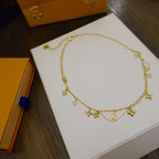 ⭐Miroze BLOOMING SUPPLE NECKLACE BRASS