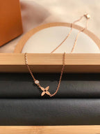 ⭐Miroze BLOSSOM PENDANT PINK GOLD AND DIAMOND