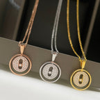 [⭐Miroze]LUCKY MOVER PM PAVED NECKLACE