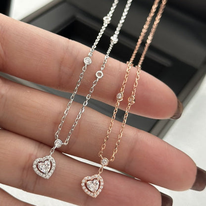 [[⭐Miroze] ] JOY HEART DIAMOND NECKLACE