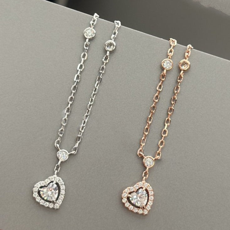[[⭐Miroze] ] JOY HEART DIAMOND NECKLACE