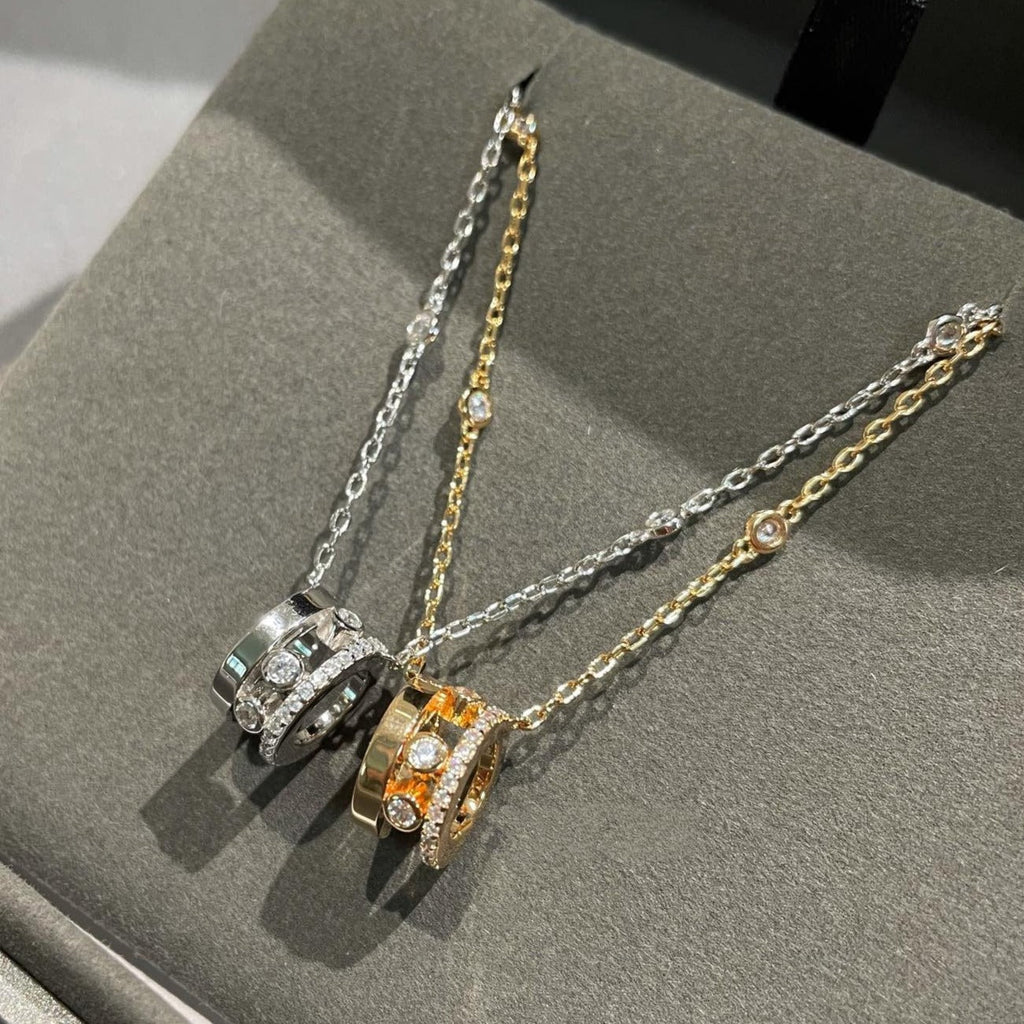 [⭐Miroze]CHAIN MOVE ROMANE PEDAND NECKLACE