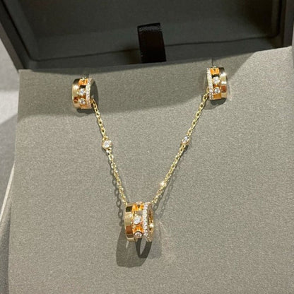 [[⭐Miroze] ] CHAIN MOVE ROMANE PEDAND NECKLACE