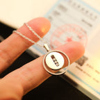 [⭐Miroze]LUCKY MOVE MM SILVER DIAMOND NECKLACE