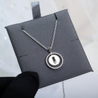 [⭐Miroze]LUCKY MOVE PM NECKLACE SILVER DIAMOND