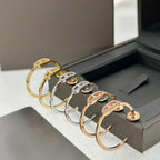 [⭐Miroze]CREOLES MOVE UNO PM DIAMOND EARRINGS