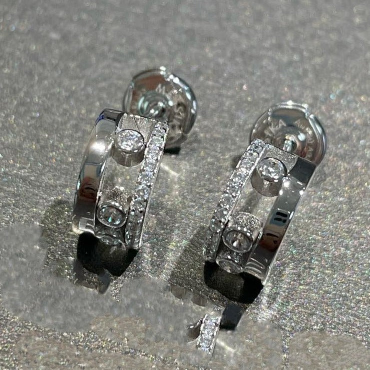 [⭐Miroze]MOVE ROMANE EARRINGS DIAMOND