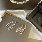 [⭐Miroze]DORMEUSES MOVE UNO DIAMOND EARRINGS