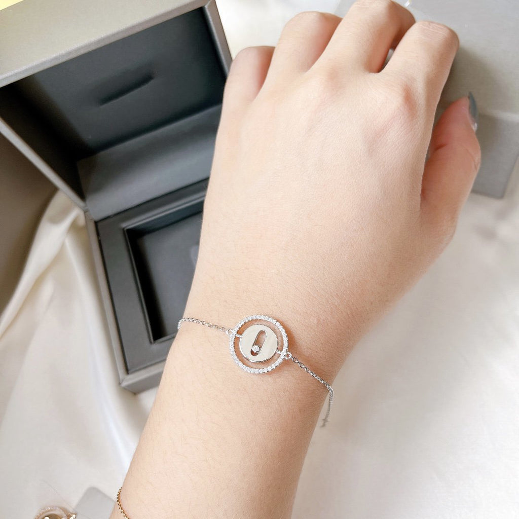 [⭐Miroze]LUCKY MOVE PAVED DIAMOND BRACELET