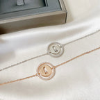 [⭐Miroze]LUCKY MOVE PAVED DIAMOND BRACELET