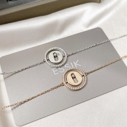 [⭐Miroze]Demo MOVE PAVED DIAMOND BRACELET