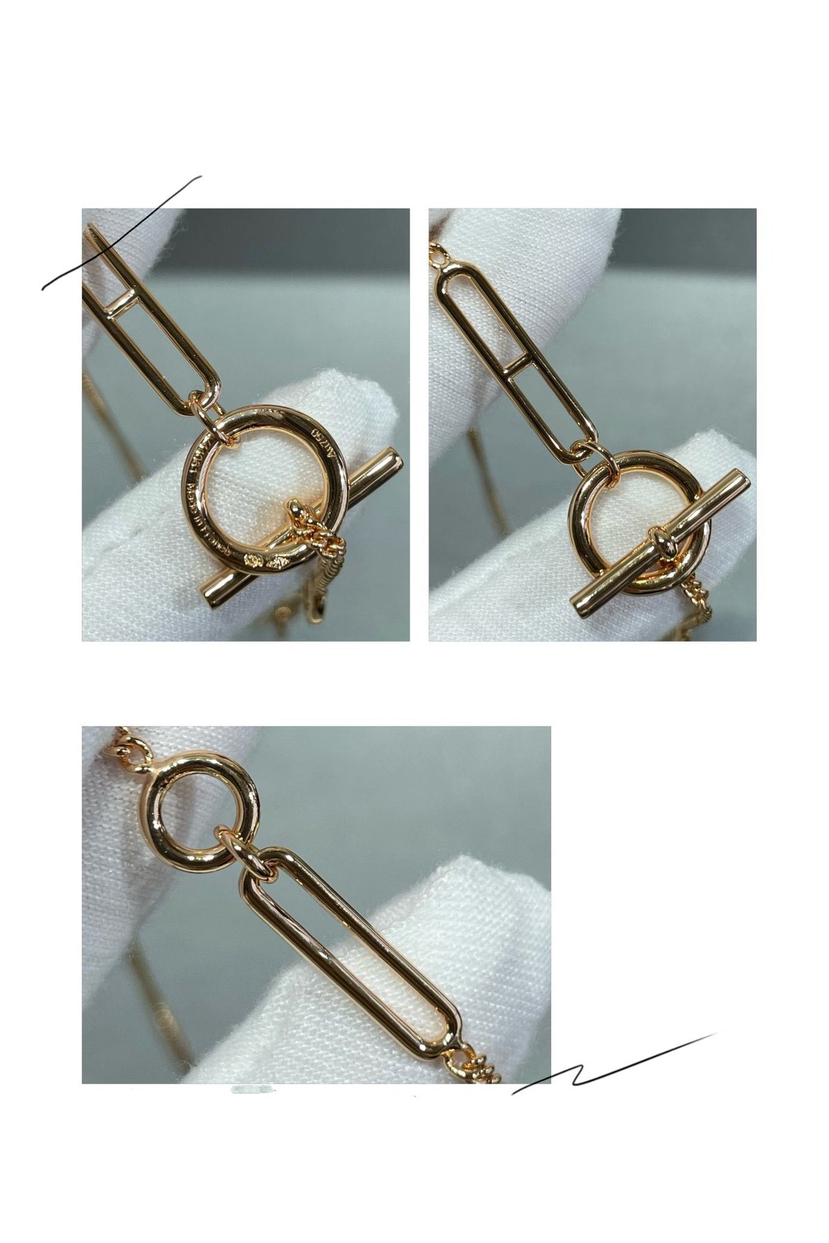 [⭐Miroze]HM STERLING CHAINE D'ANCRE HEART