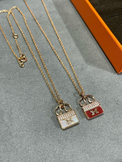 [⭐Miroze]H CIRCE MOISSANITE PENDANT NECKLACE GOLD