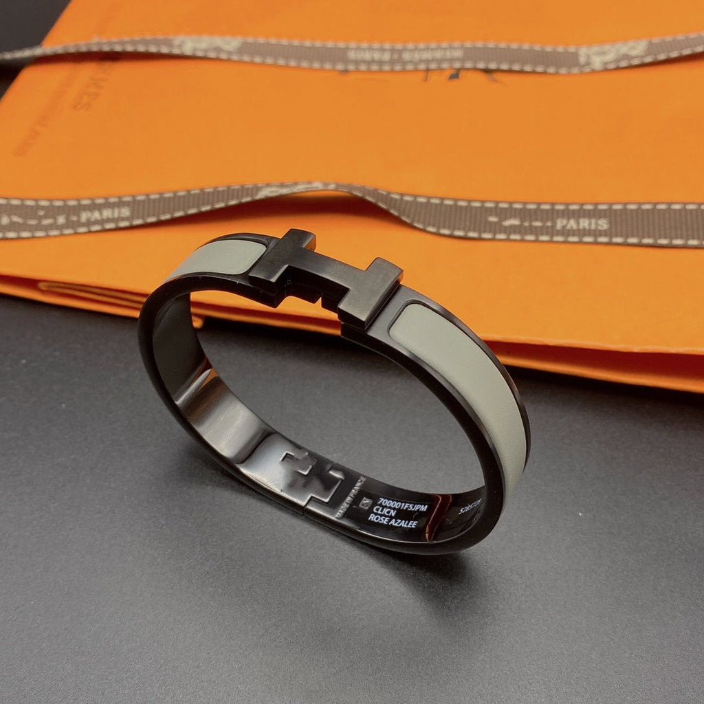 ⭐Miroze CLIC HM SO BLACK GREY BRACELET