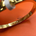 ⭐Miroze CLASSIC HM CLIC BLACK 8MM ENAMEL BRACELET