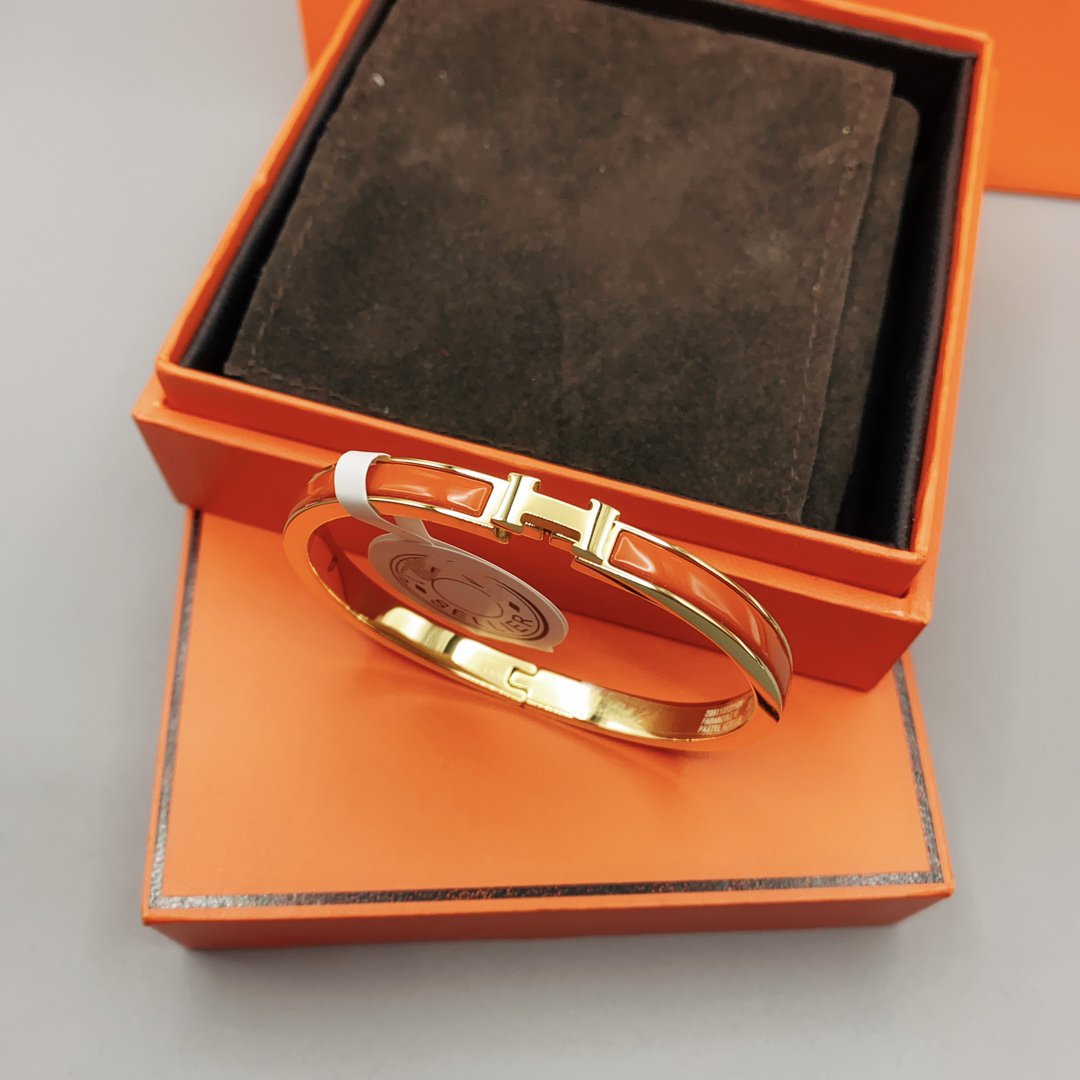 ⭐Miroze CLASSIC HM CLIC RED 8MM ENAMEL BRACELET