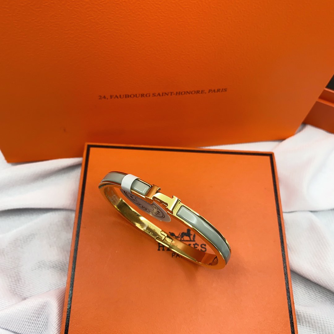 [⭐Miroze]クラシック HM クリック グリーン 8MM エナメルブレスレット