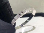 ⭐Miroze HM KELLY BRACELET IN SILVER AND FULL PAVE DIAMOND