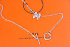 ⭐Miroze HM NECKLACE H LETTER OVAL SERIES