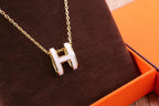 ⭐Miroze HM CLIC YELLOW ENAMEL GOLD NECKLACE
