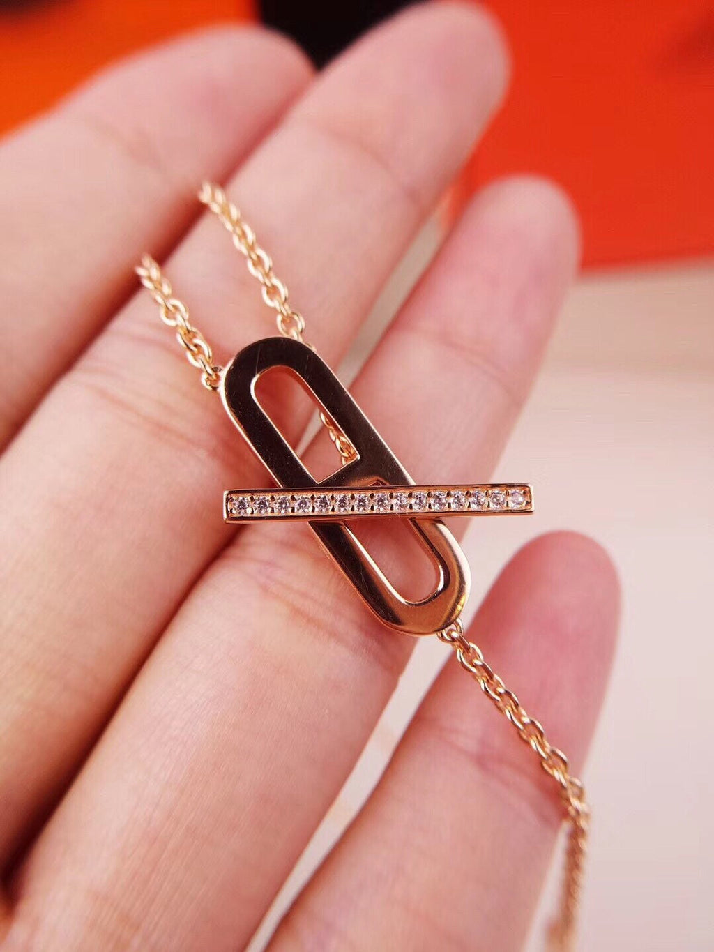 ⭐Miroze HM FIRE PIG NOSE NECKLACE TRENDY STREET