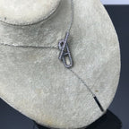 ⭐Miroze HM NECKLACE PLATINUM ROSE GOLD DIAMOND