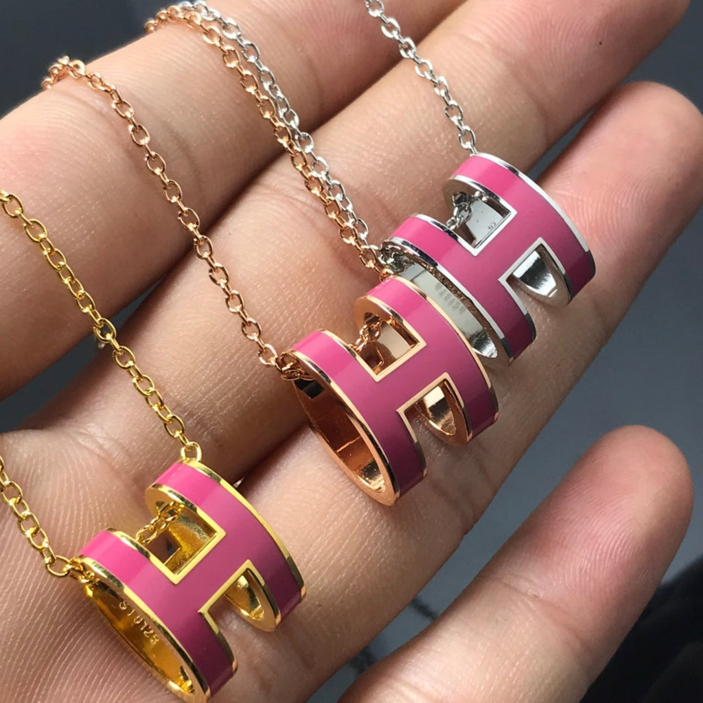 ⭐Miroze H NECKLACE PINK