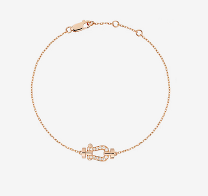 [⭐Miroze]FORCE 10 FULL DIAMOND BUCKLE CHAIN LINK MINI MODEL