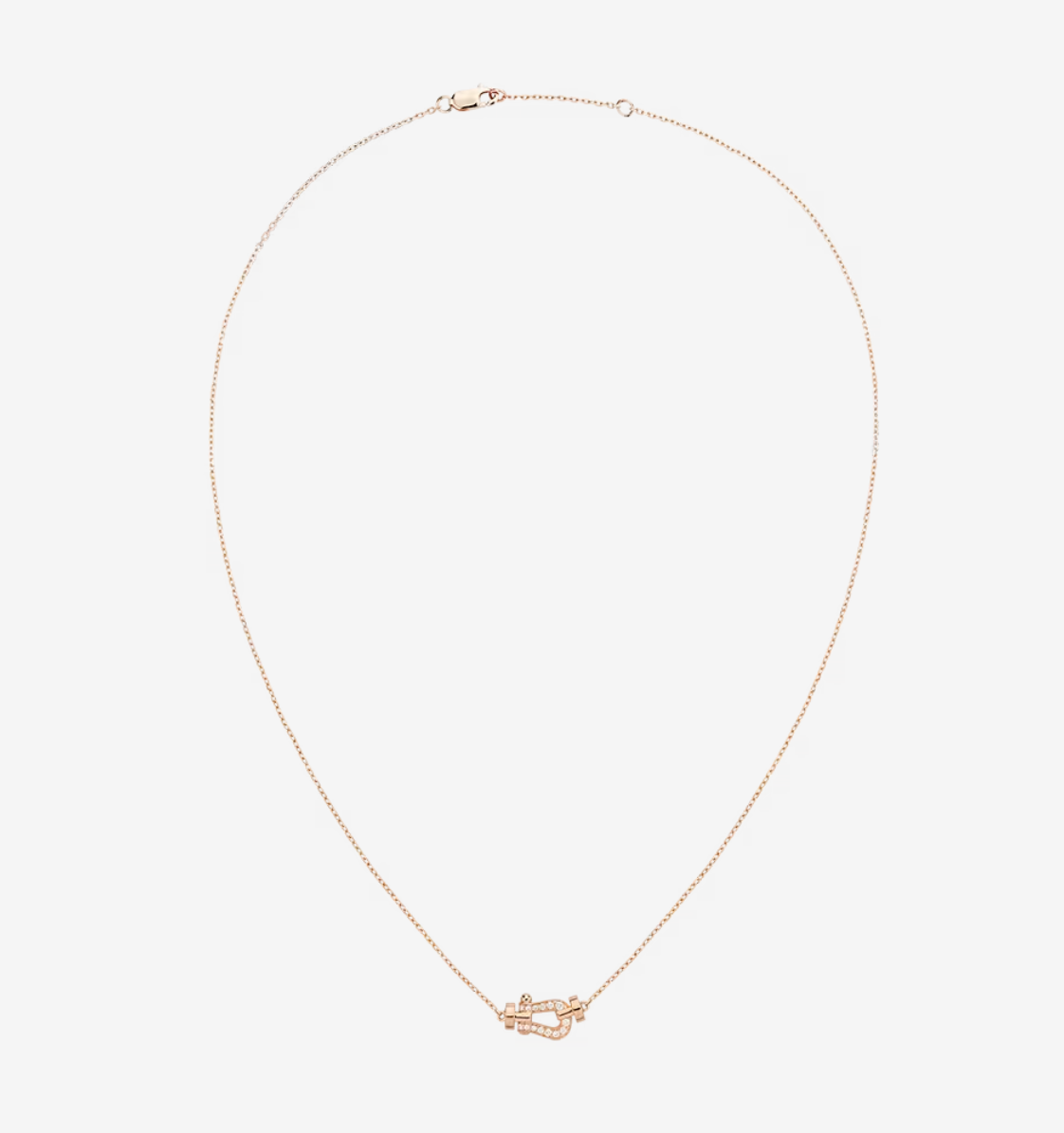 ⭐Miroze FORCE 10 DIAMOND PINK GOLD NECKLACE MINI MODEL