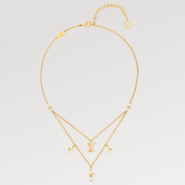 [⭐Miroze]FLOWERGRAM GOLD MOP DOUBLE ROW NECKLACE