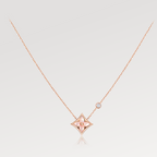 ⭐Miroze STAR PINK MOP 1 DIAMOND PINK GOLD NECKLACE