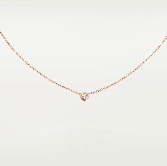 [⭐Miroze]DAMOUR DIAMOND NECKLACE