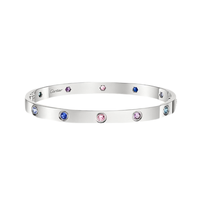 [⭐Miroze] 2026 RAINBOW LOVE BRACELET 6.1MM  10 DIAMONDS