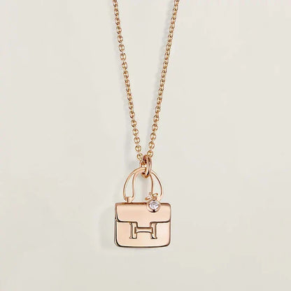 [⭐Miroze]AMULETTE PEDANT ROSE GOLD NECKLACE