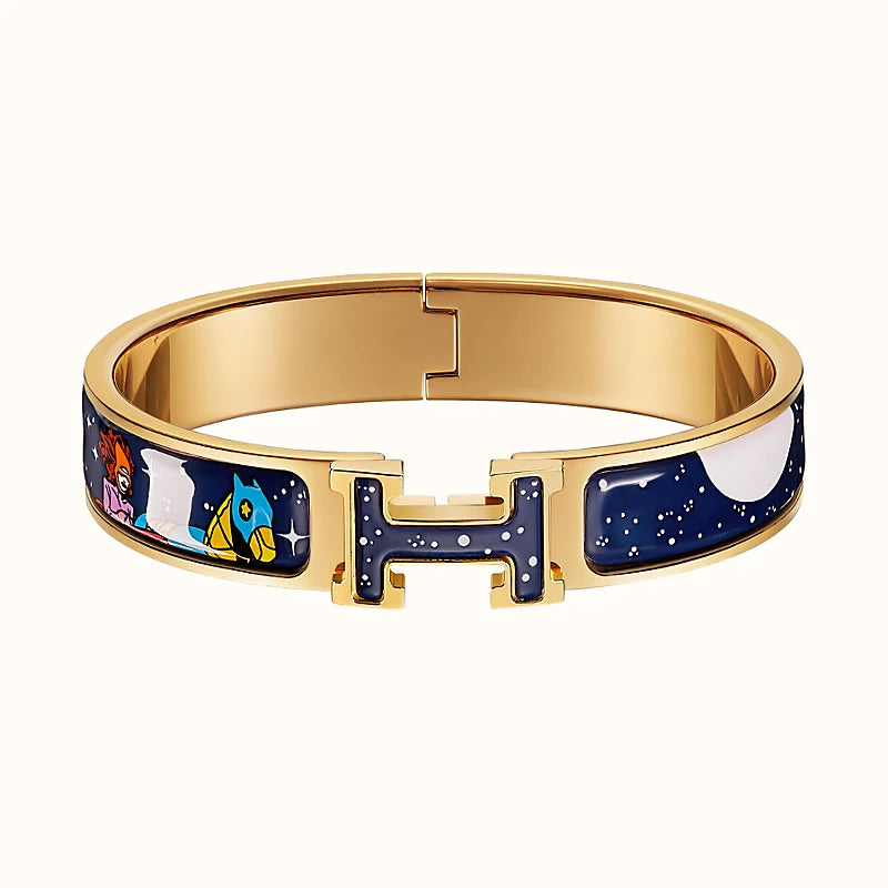 [⭐Miroze]H STAR AND MOON BRACELET 12MM