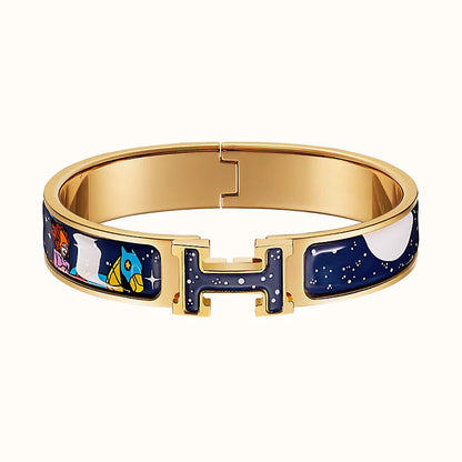 [⭐Miroze]H STAR AND MOON BRACELET 12MM